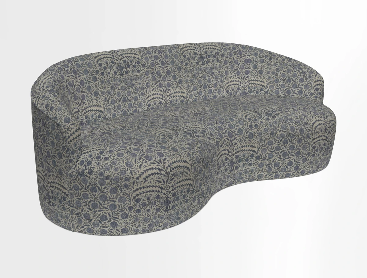 Arc large sofa in Harpers Bazaar Palm Canopy