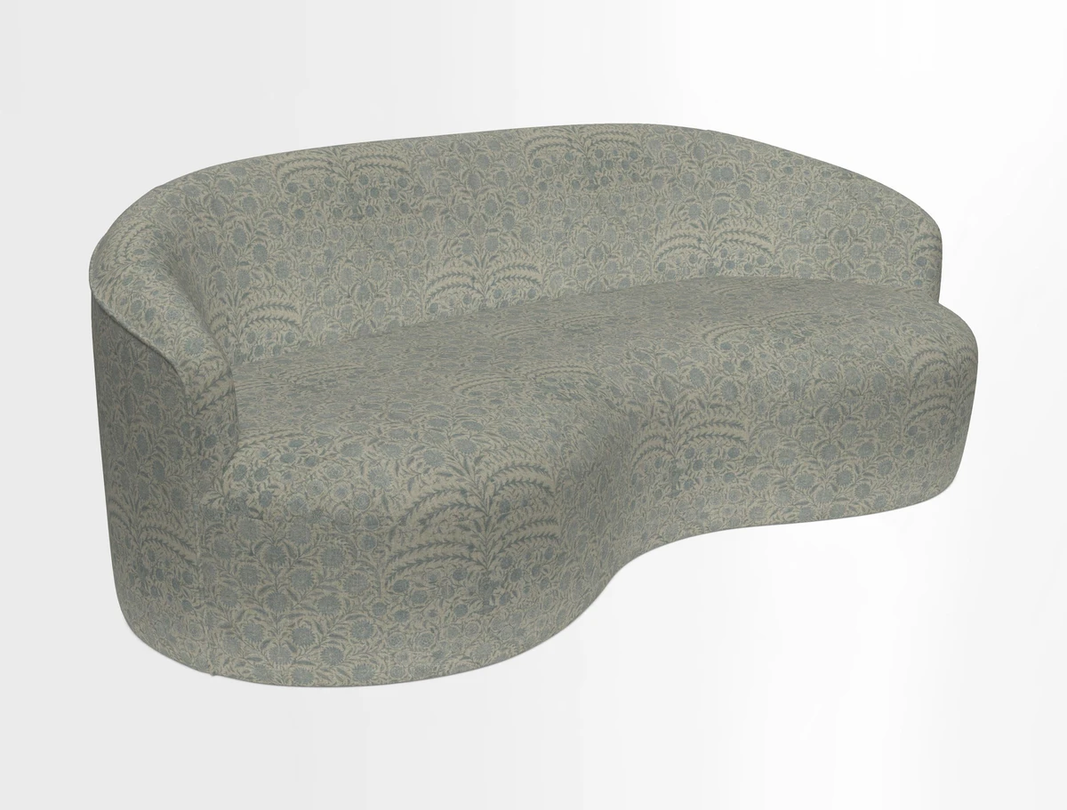 Arc large sofa in Harpers Bazaar Palm Canopy
