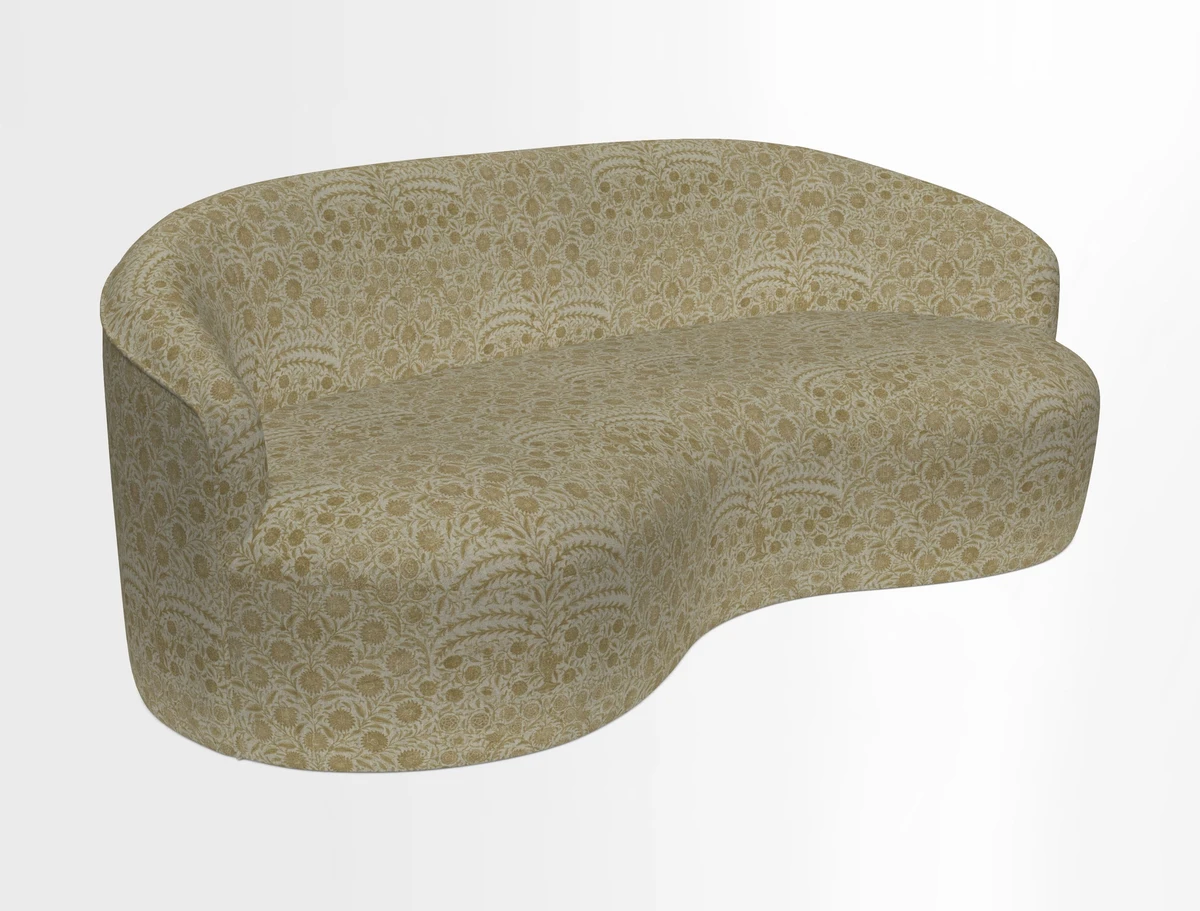 Arc large sofa in Harpers Bazaar Palm Canopy