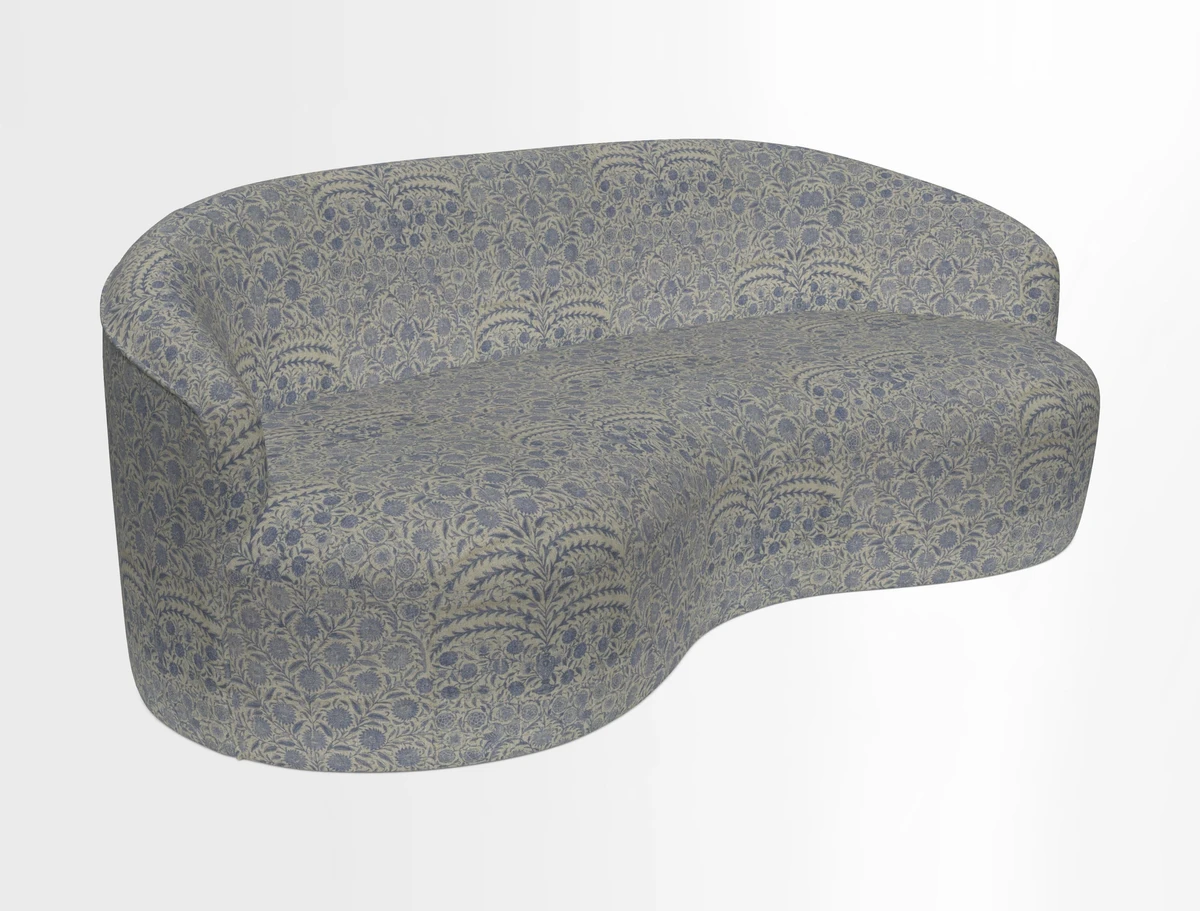 Arc large sofa in Harpers Bazaar Palm Canopy