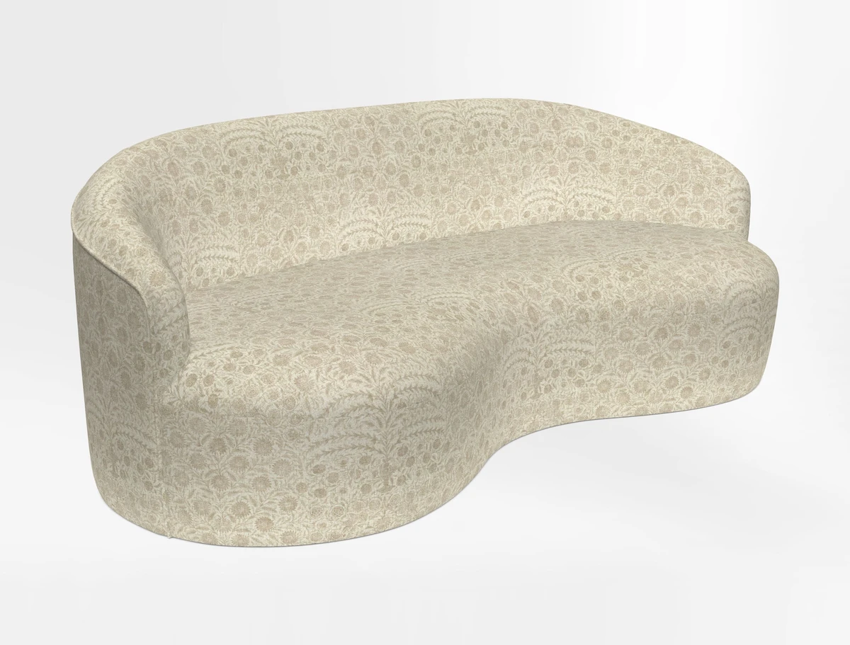Arc large sofa in Harpers Bazaar Palm Canopy