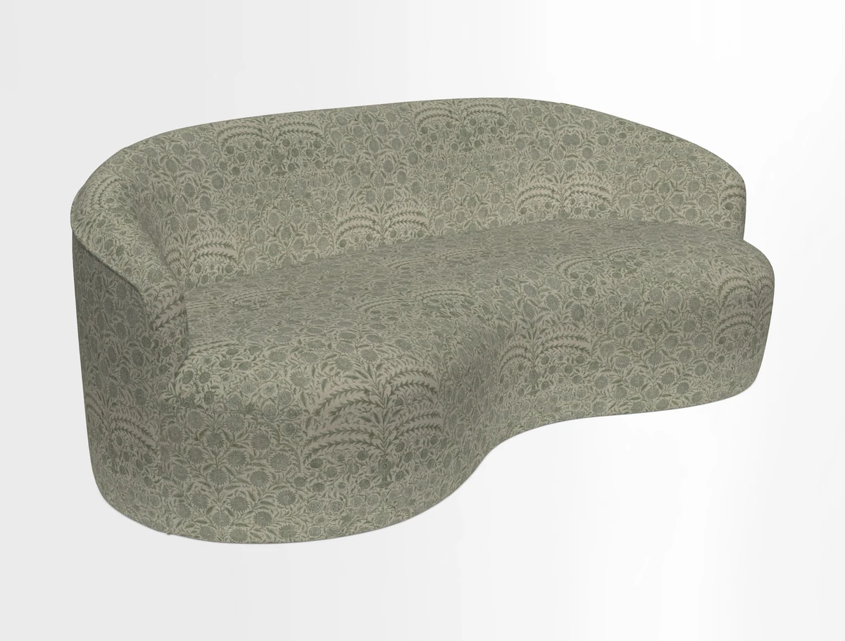 Arc large sofa in Harpers Bazaar Palm Canopy