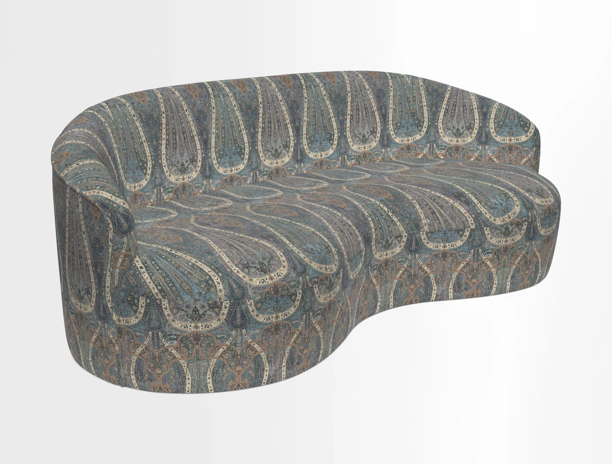 Arc large sofa in Harpers Bazaar Palm Canopy
