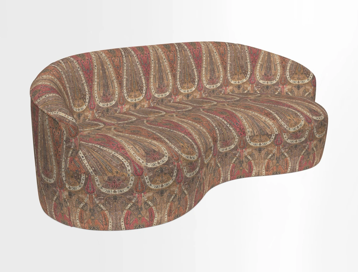 Arc large sofa in Harpers Bazaar Palm Canopy