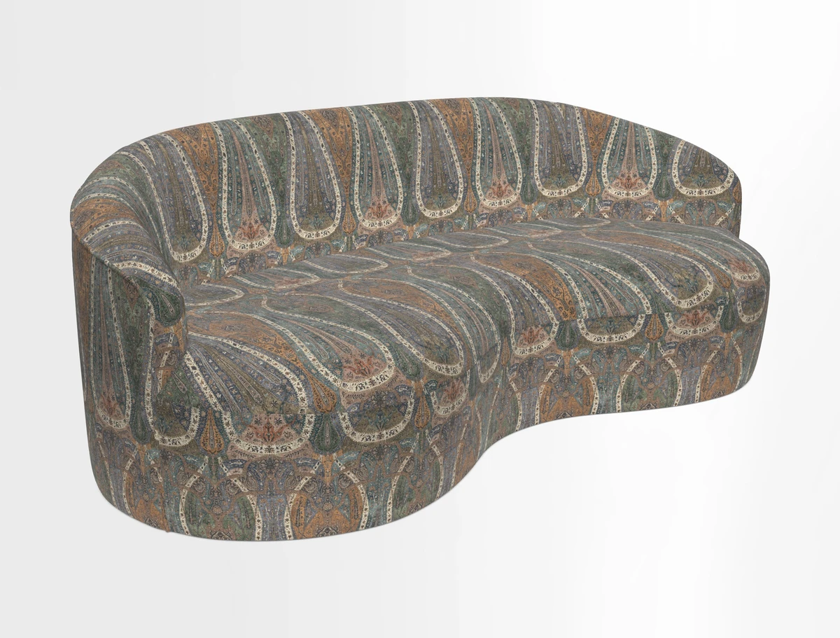 Arc large sofa in Harpers Bazaar Palm Canopy