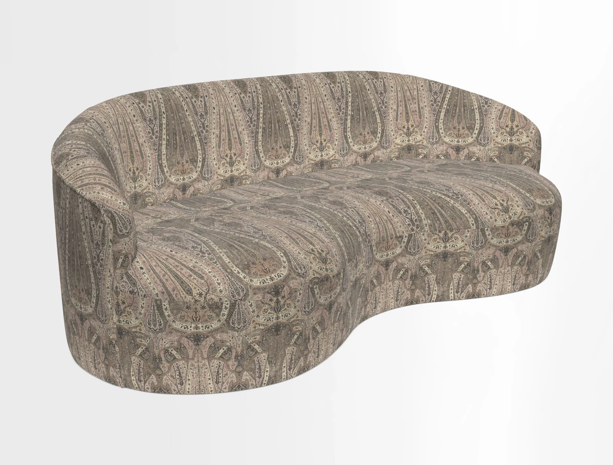Arc large sofa in Harpers Bazaar Palm Canopy