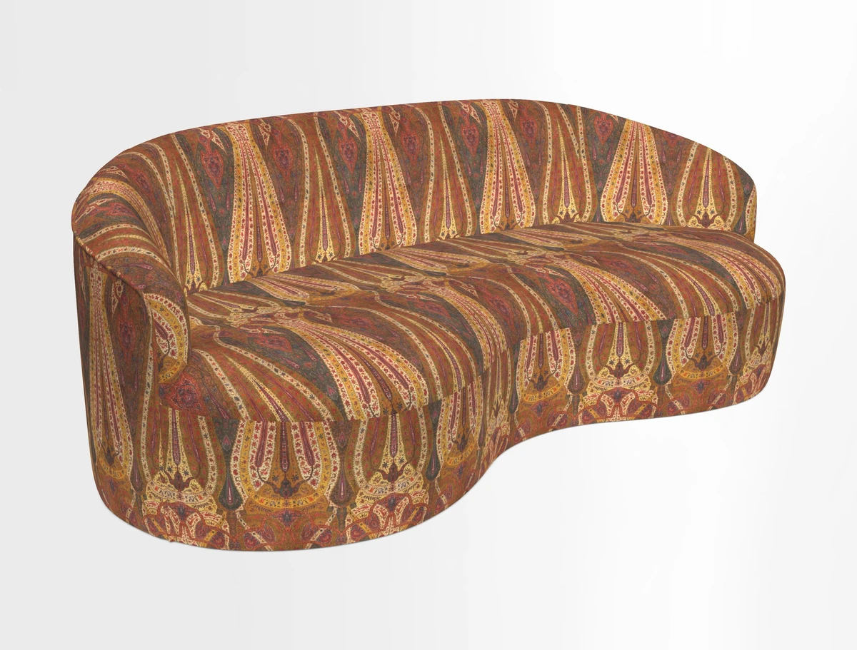 Arc large sofa in Harpers Bazaar Palm Canopy