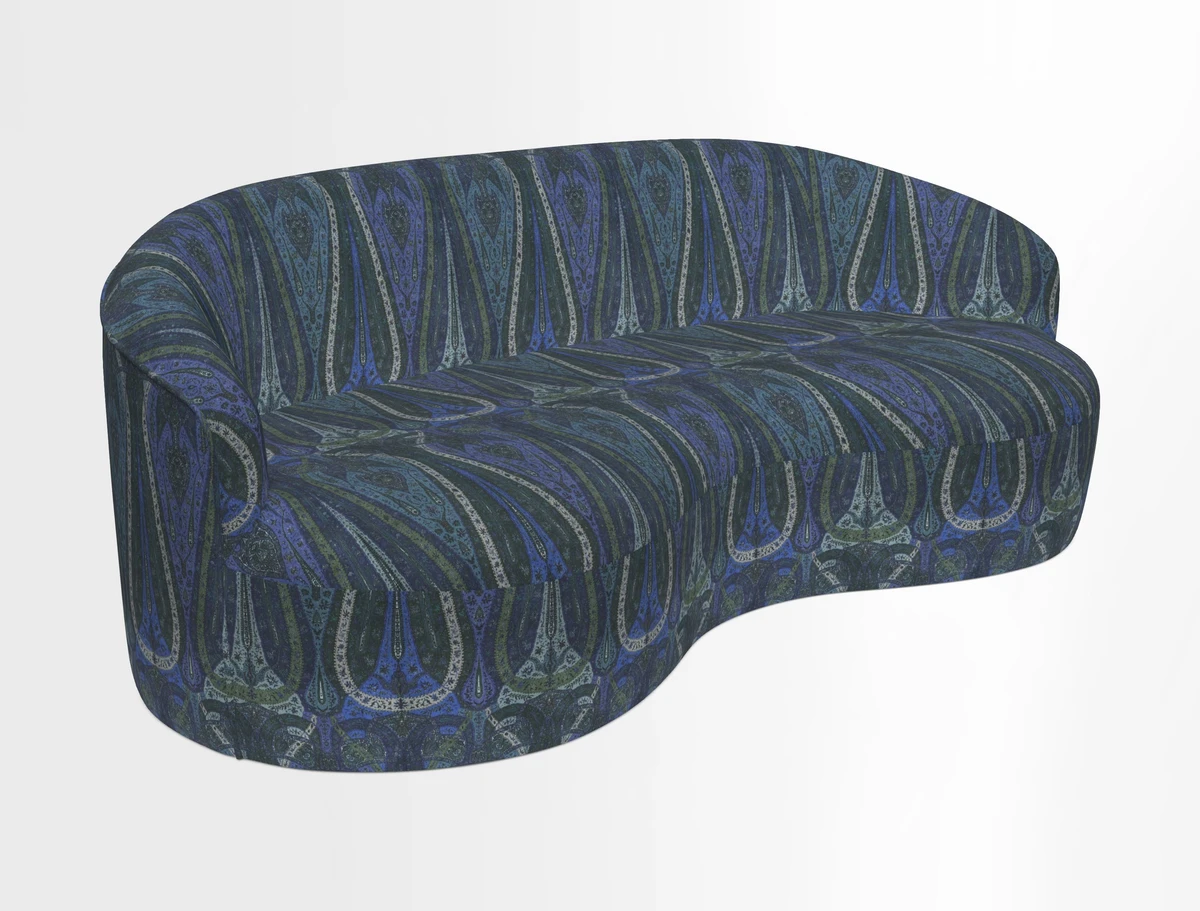 Arc large sofa in Harpers Bazaar Palm Canopy