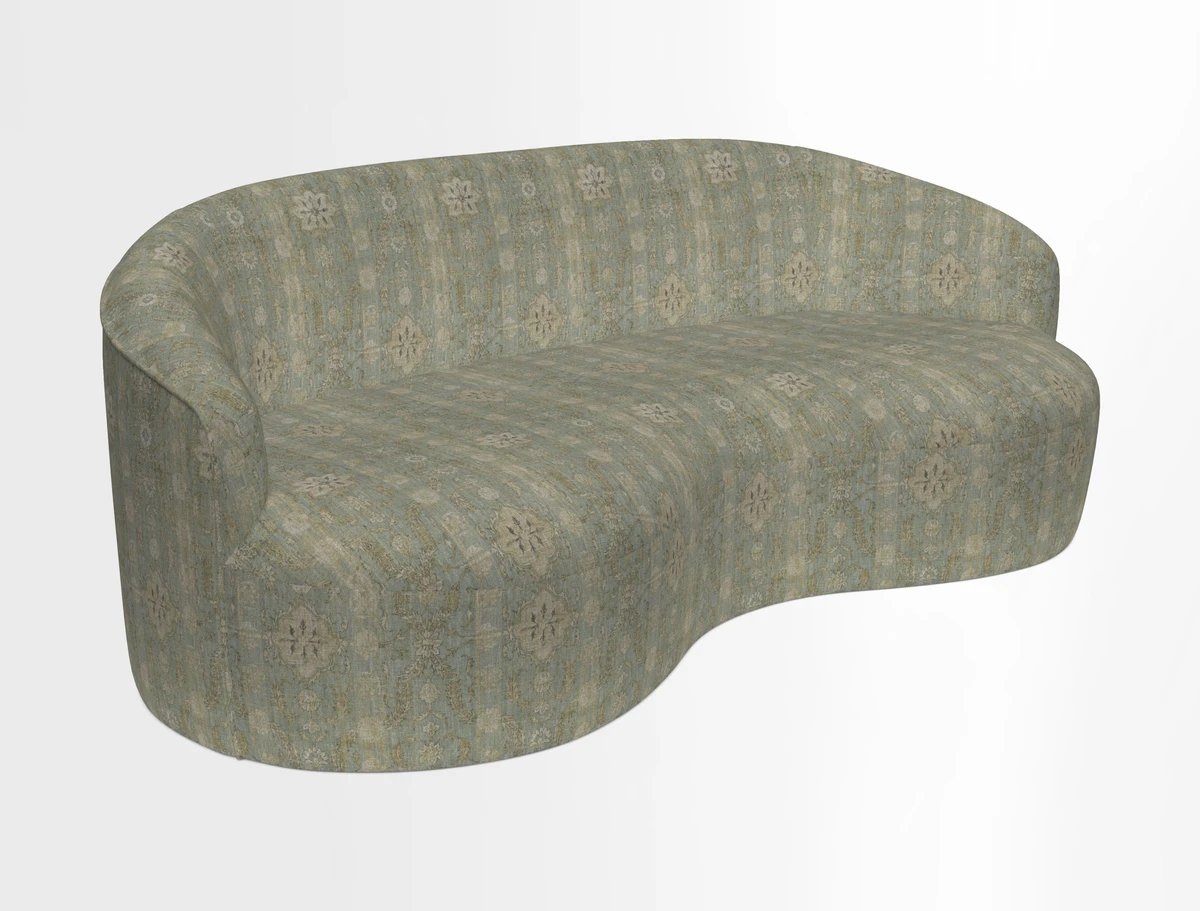Arc large sofa in Harpers Bazaar Palm Canopy