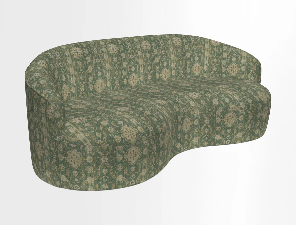 Arc large sofa in Harpers Bazaar Palm Canopy