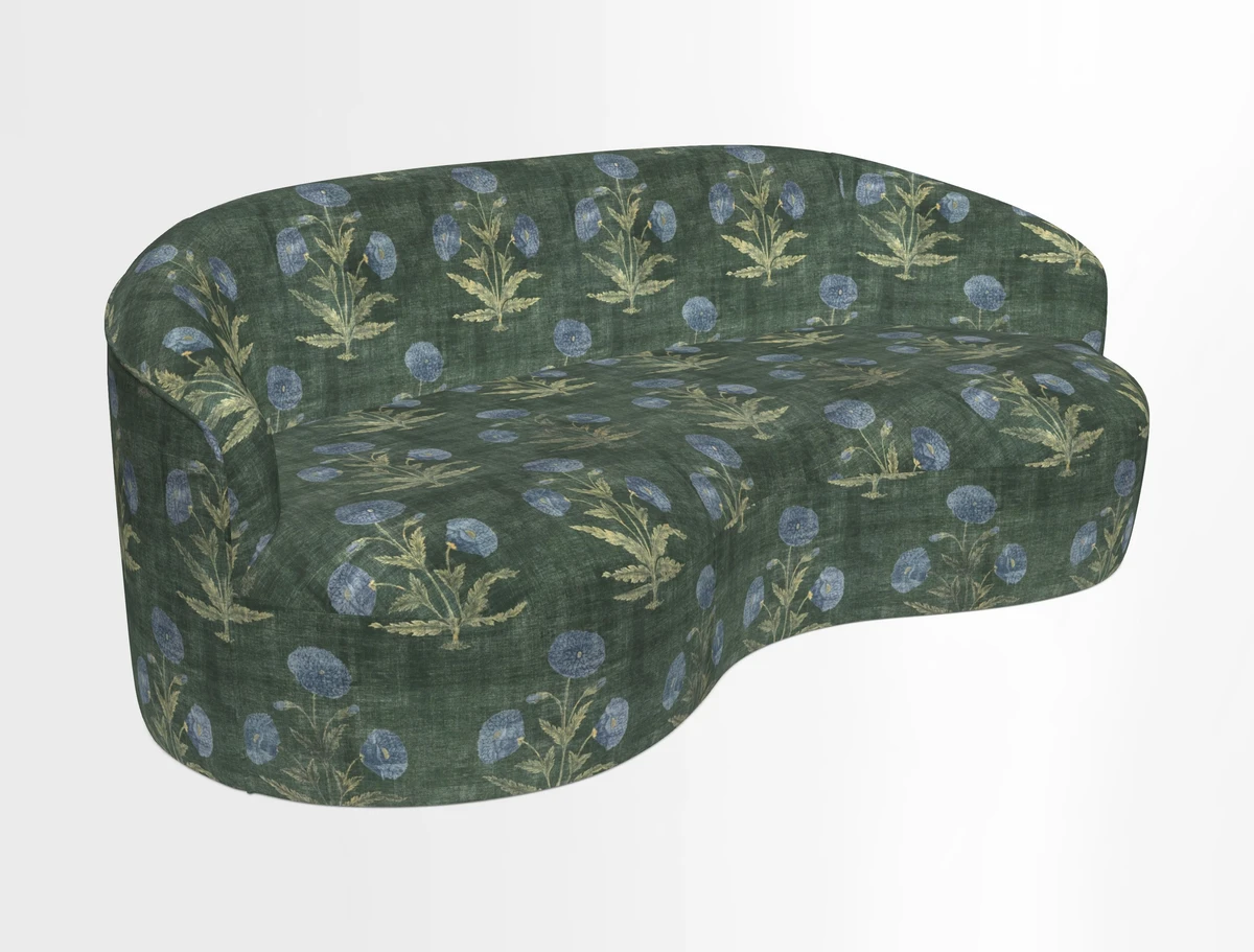 Arc large sofa in Harpers Bazaar Palm Canopy