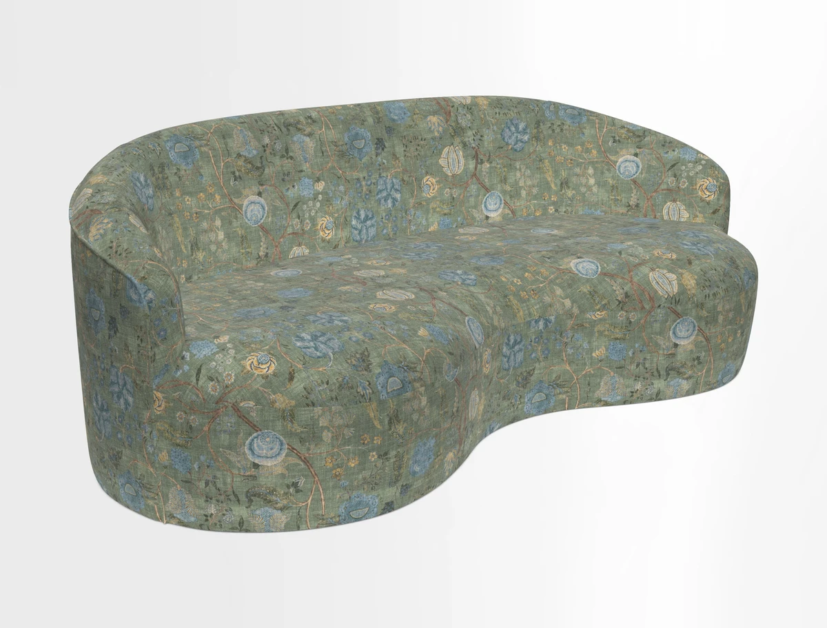 Arc large sofa in Harpers Bazaar Palm Canopy