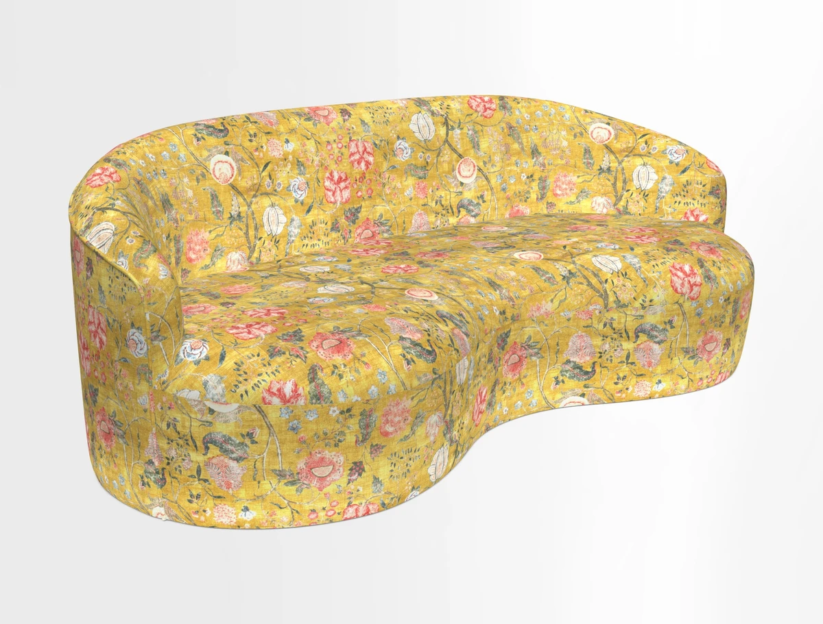 Arc large sofa in Harpers Bazaar Palm Canopy