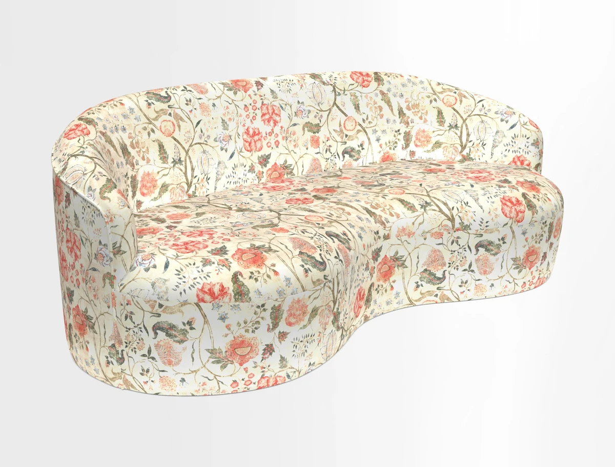 Arc large sofa in Harpers Bazaar Palm Canopy
