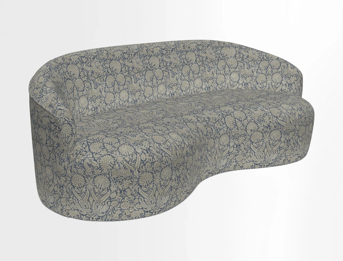 Arc large sofa in Harpers Bazaar Palm Canopy