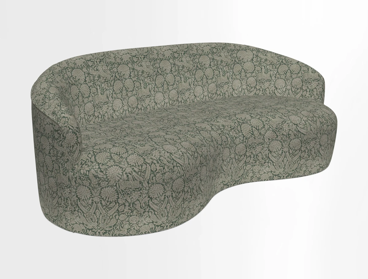 Arc large sofa in Harpers Bazaar Palm Canopy