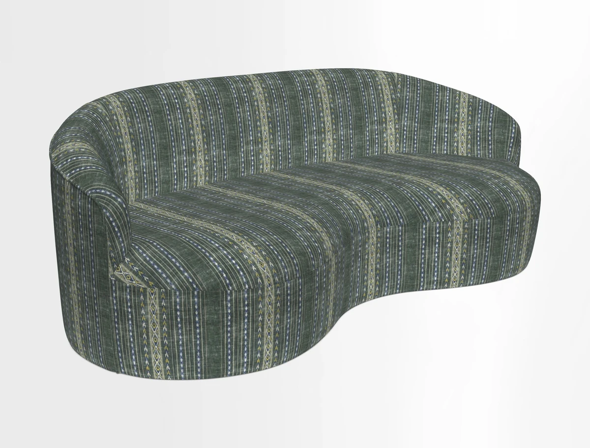 Arc large sofa in Harpers Bazaar Palm Canopy
