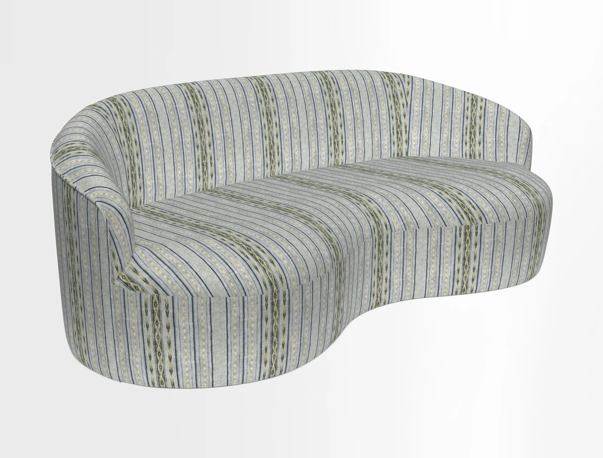 Arc large sofa in Harpers Bazaar Palm Canopy