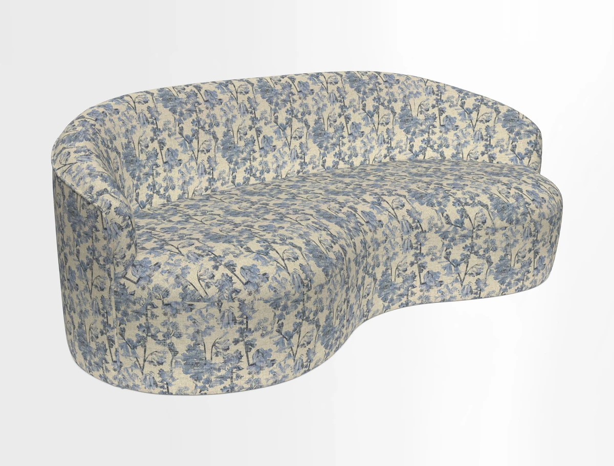 Arc large sofa in Harpers Bazaar Palm Canopy