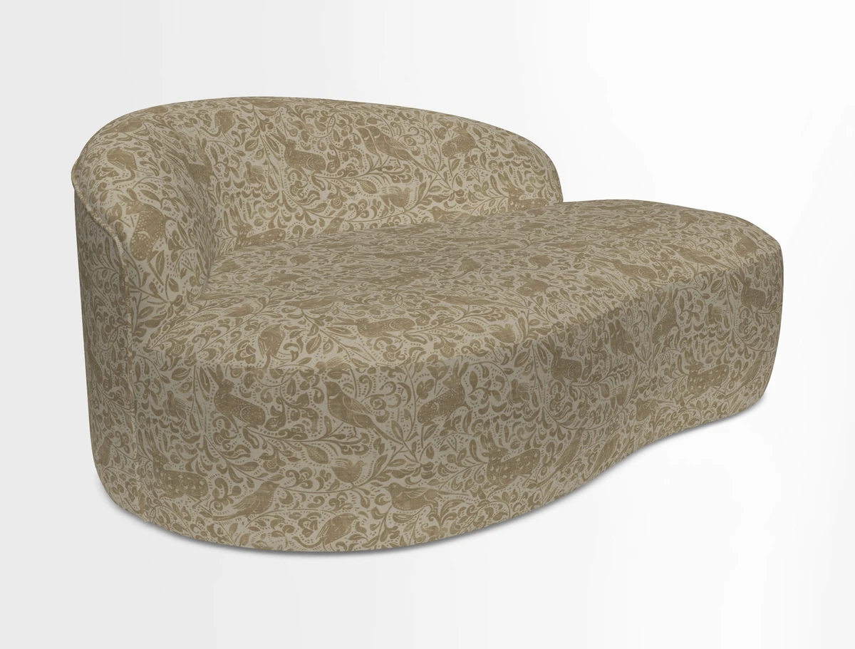 Arc small sofa in Wave Blueberry