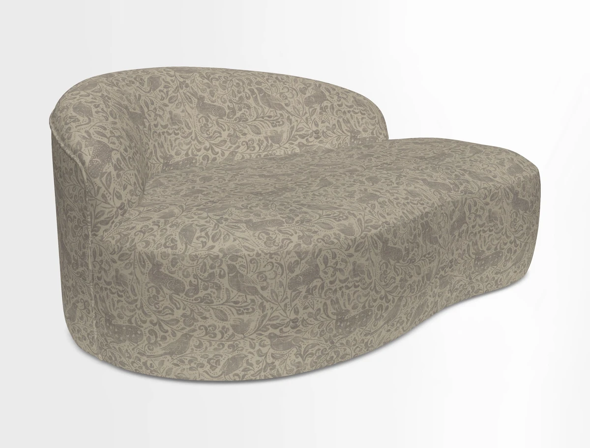 Arc small sofa in Wave Blueberry