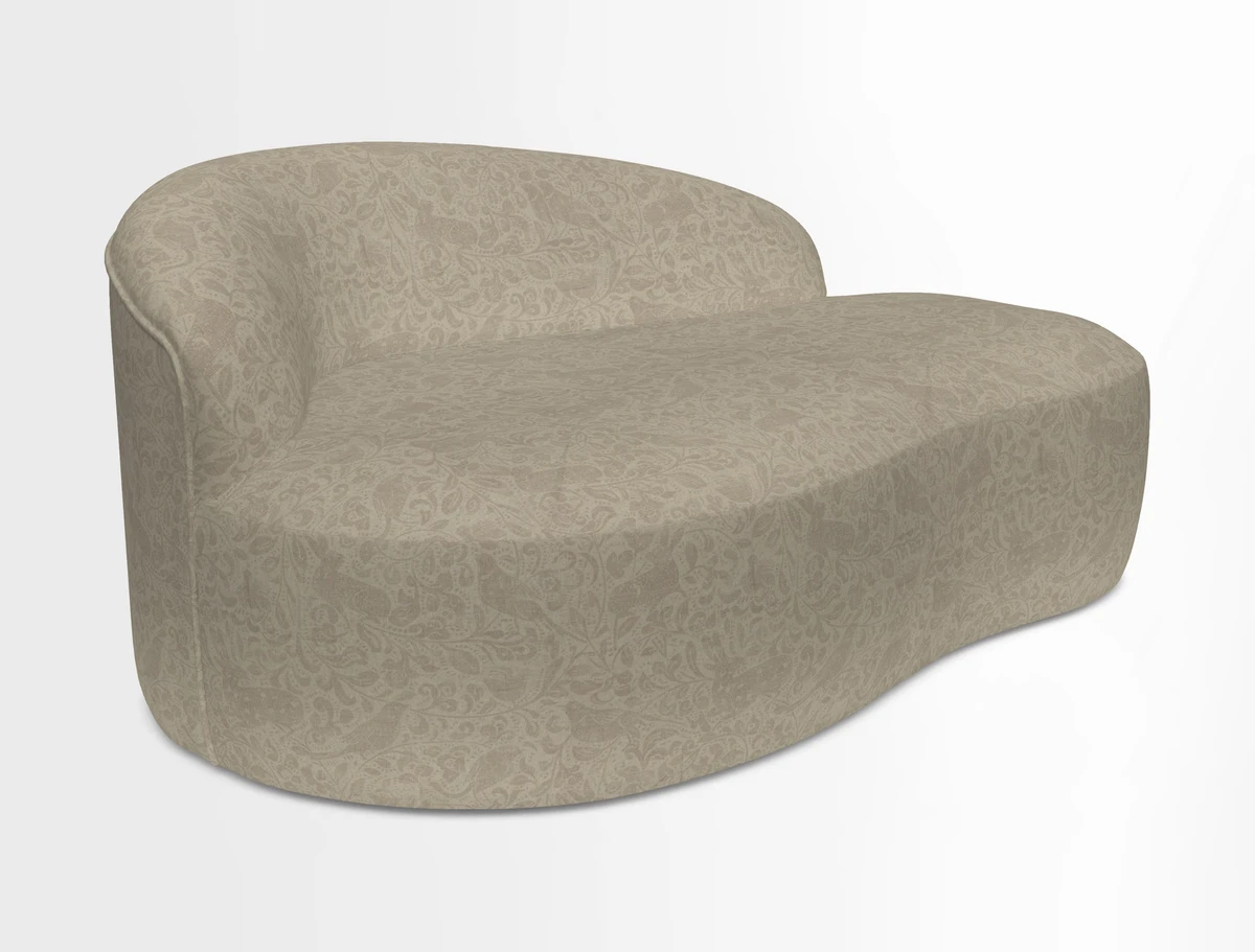 Arc small sofa in Wave Blueberry