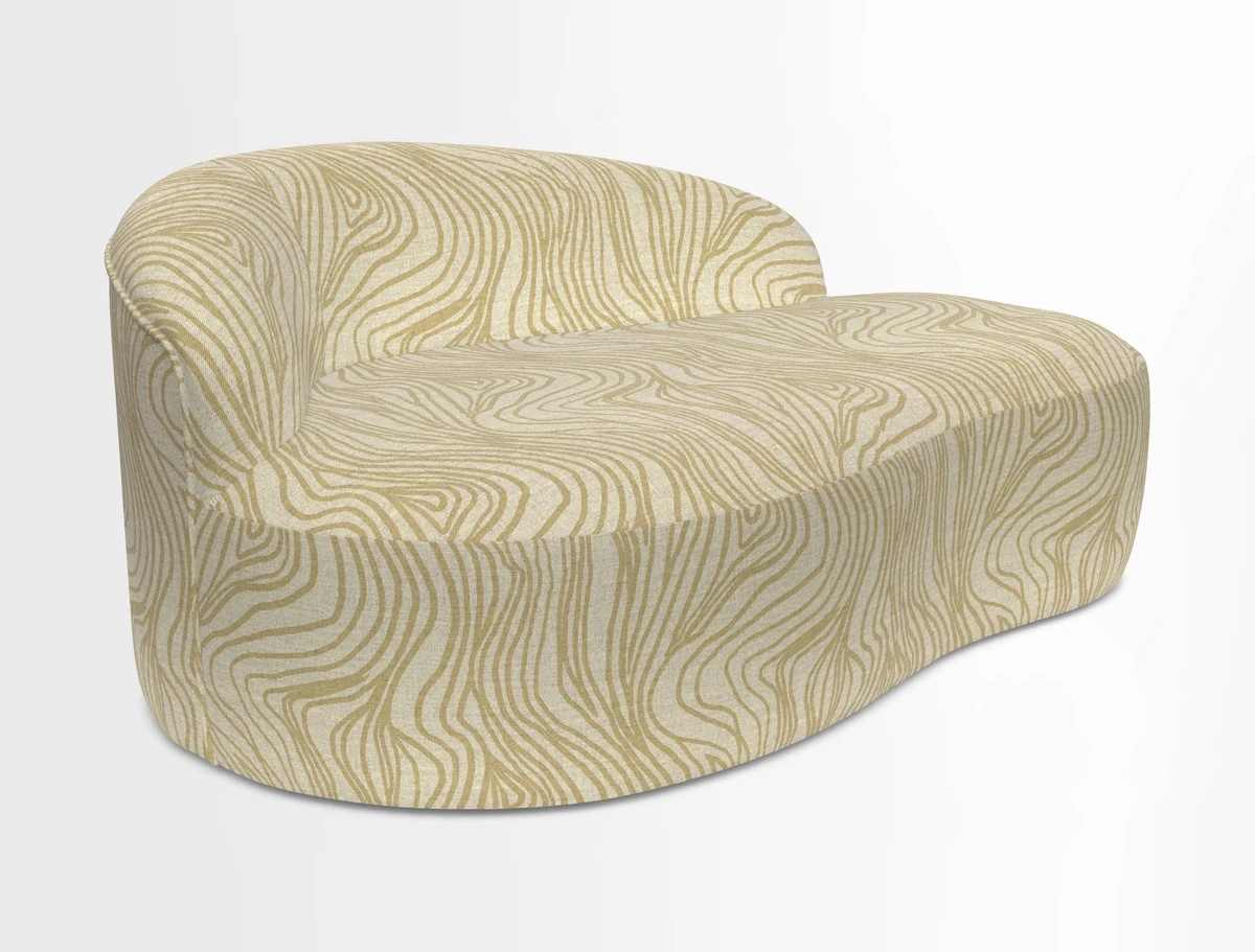 Arc small sofa in Wave Blueberry