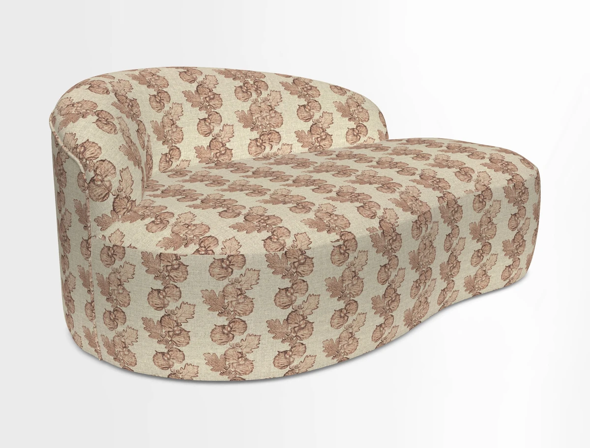 Arc small sofa in Wave Blueberry
