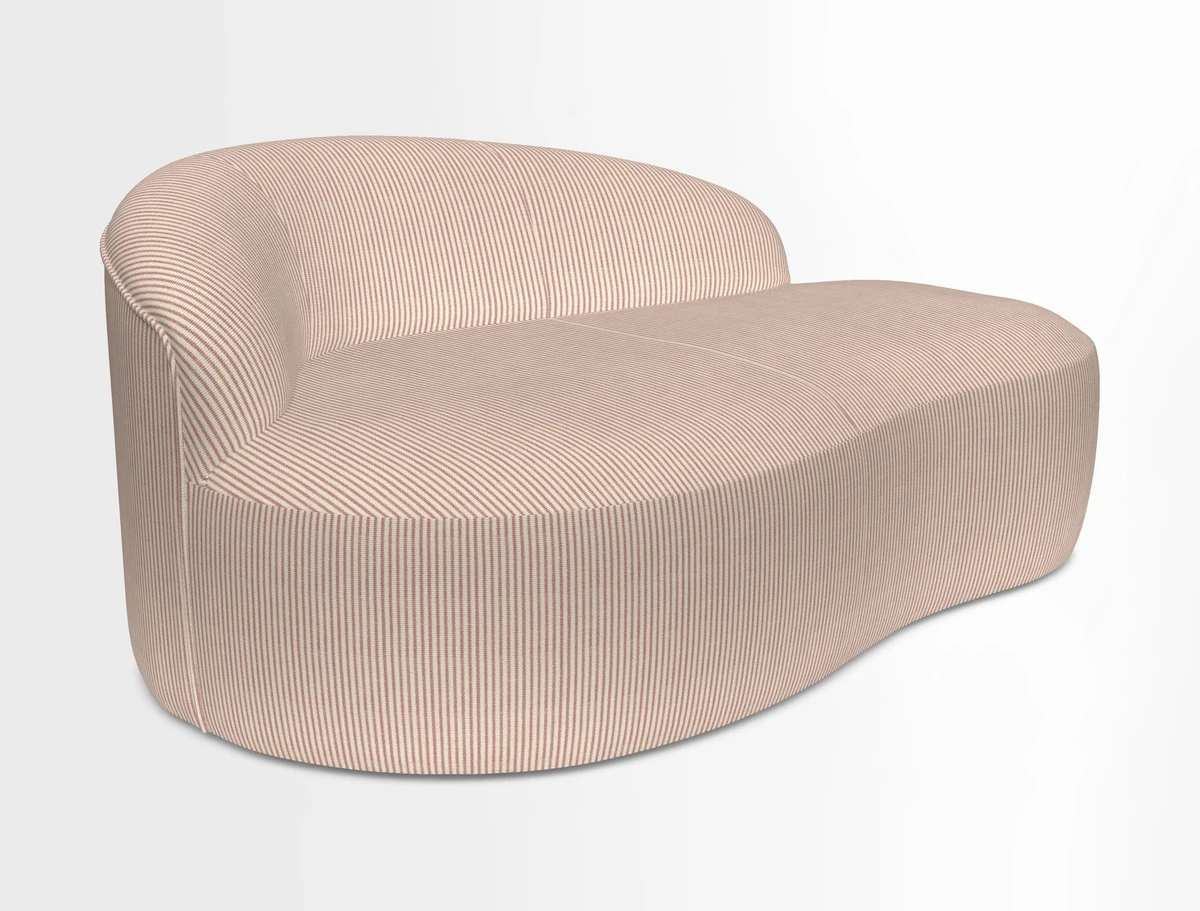 Arc small sofa in Wave Blueberry