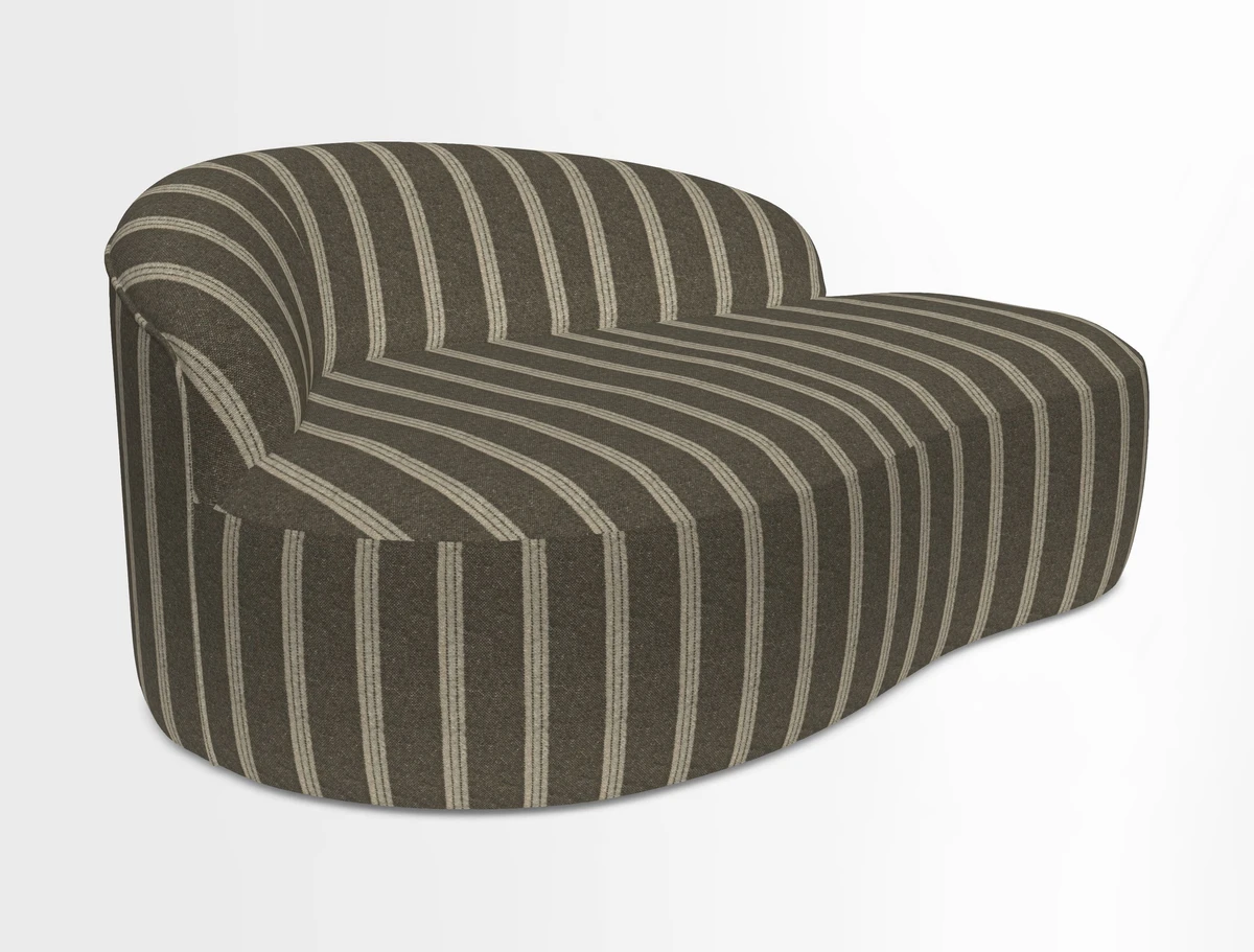 Arc small sofa in Wave Blueberry