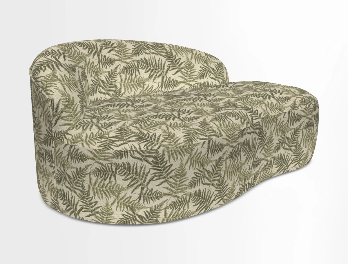 Arc small sofa in Wave Blueberry