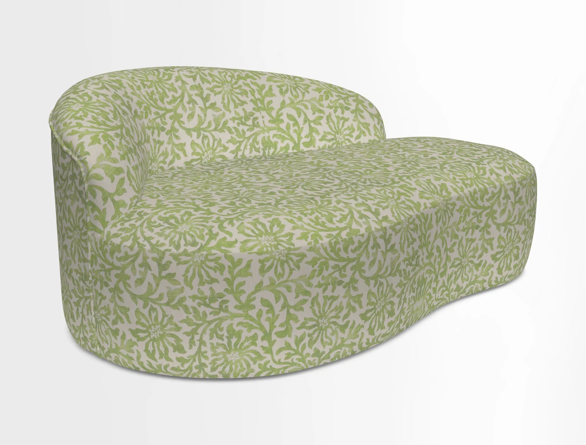 Arc small sofa in Wave Blueberry