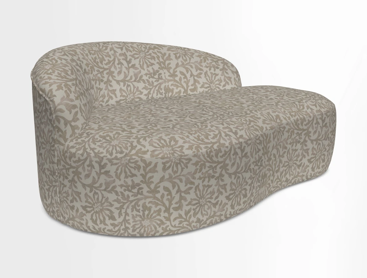 Arc small sofa in Wave Blueberry