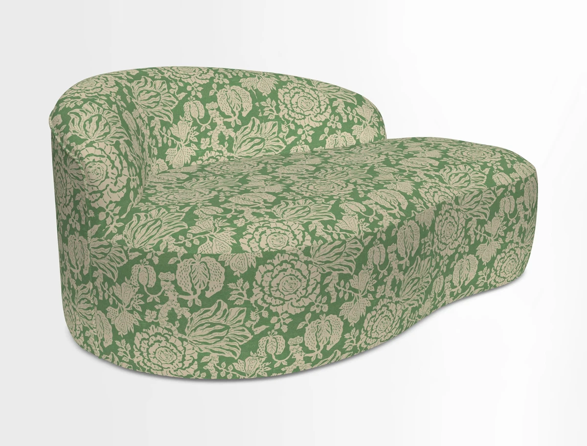 Arc small sofa in Wave Blueberry