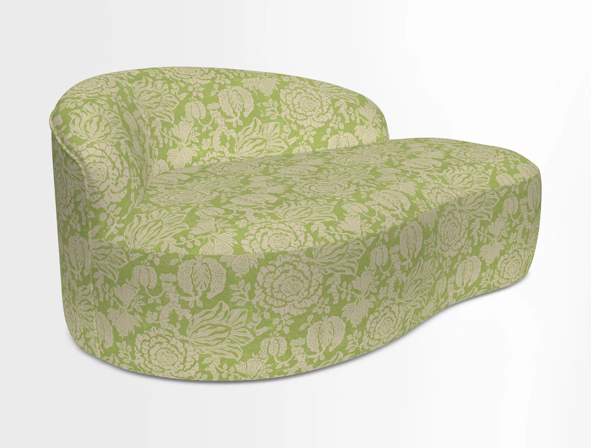 Arc small sofa in Wave Blueberry