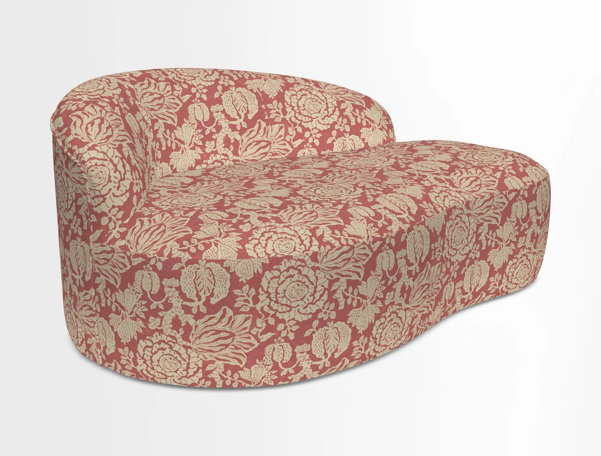 Arc small sofa in Wave Blueberry