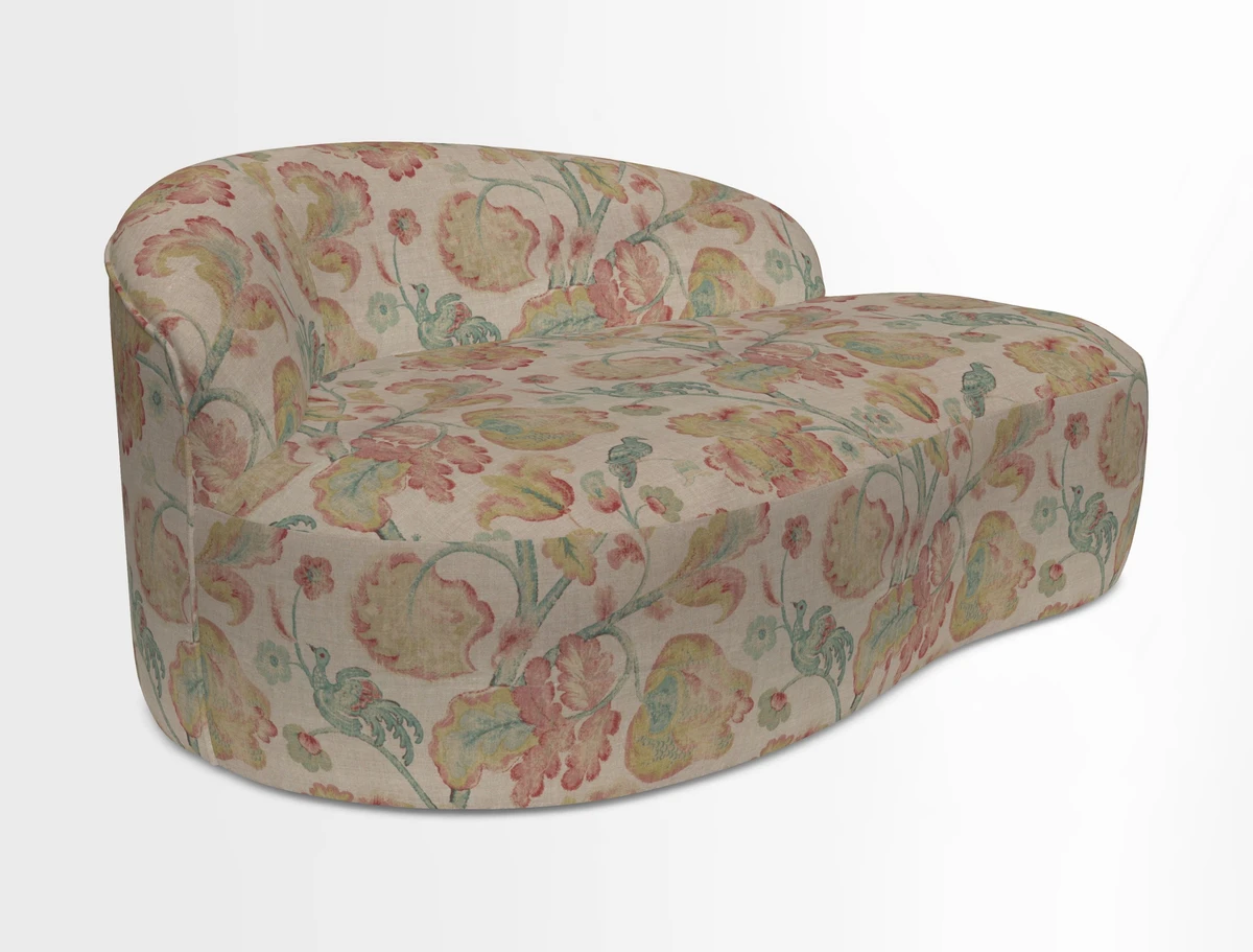 Arc small sofa in Wave Blueberry