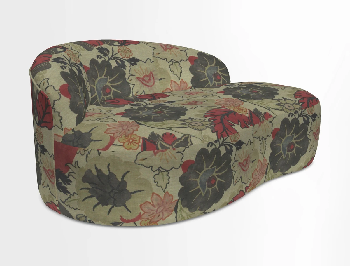 Arc small sofa in Wave Blueberry