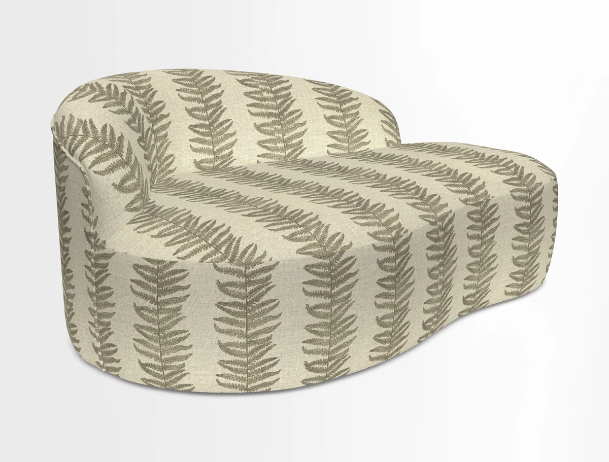Arc small sofa in Wave Blueberry