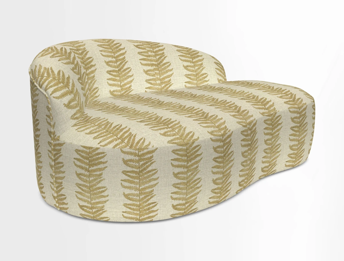 Arc small sofa in Wave Blueberry