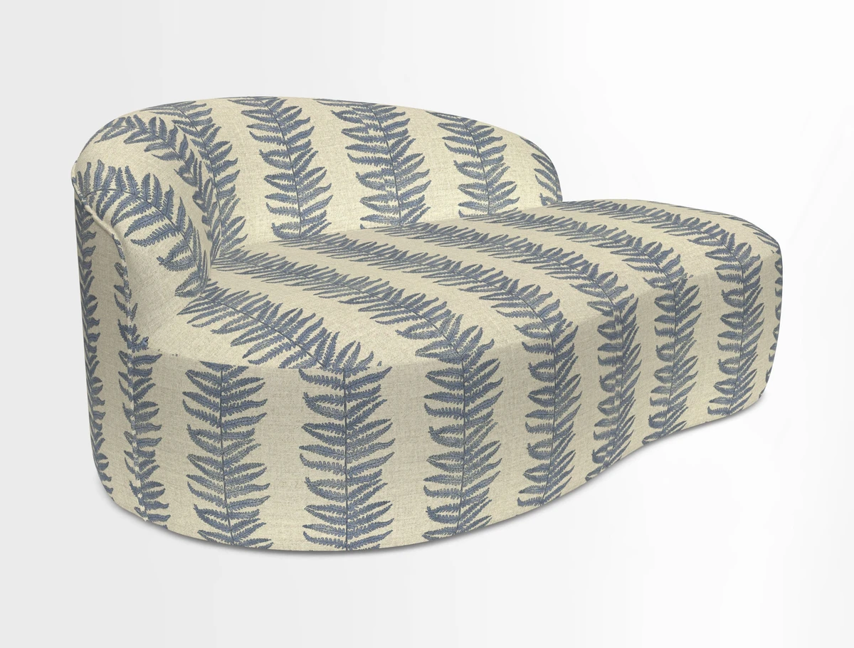 Arc small sofa in Wave Blueberry