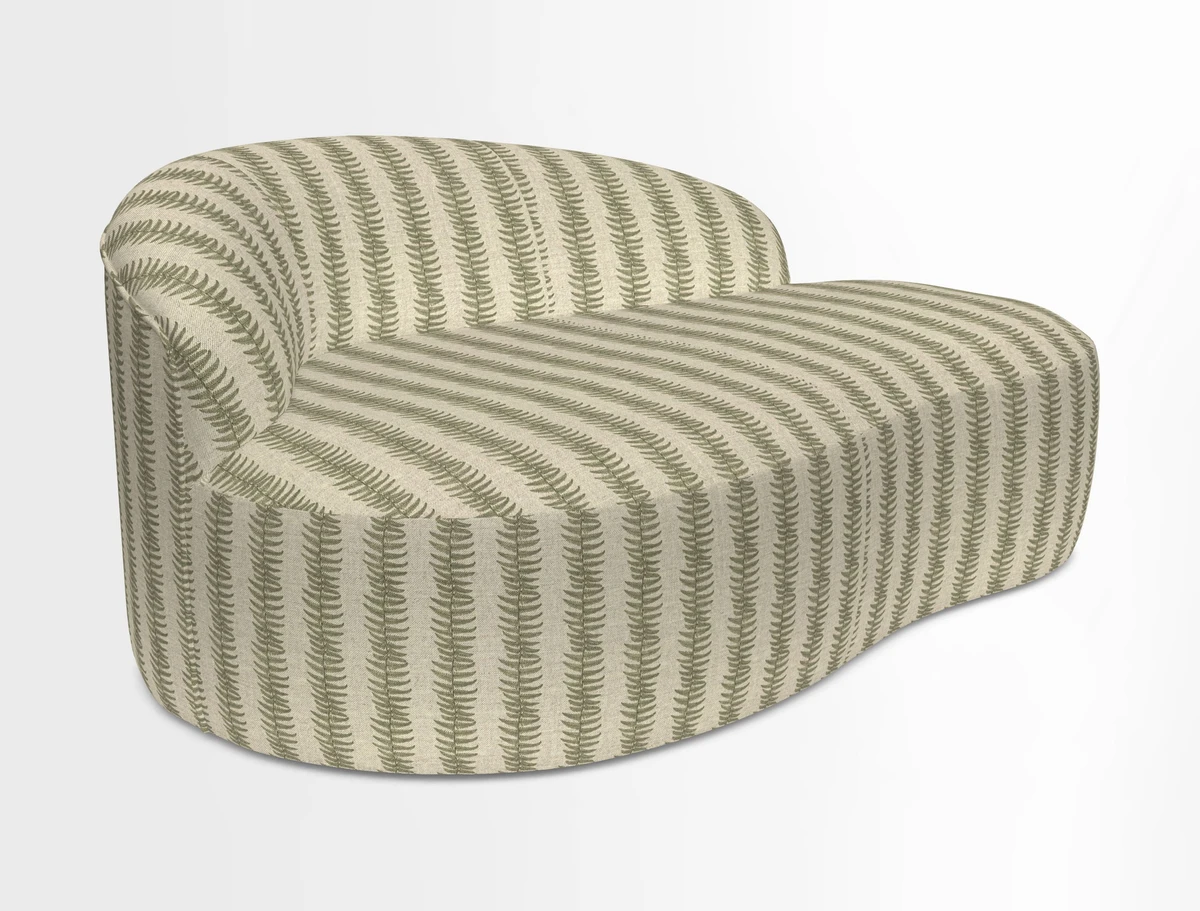 Arc small sofa in Wave Blueberry