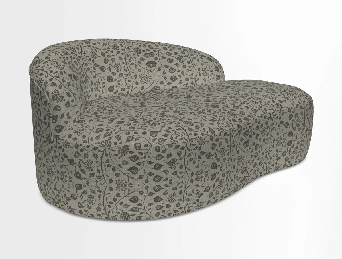Arc small sofa in Wave Blueberry