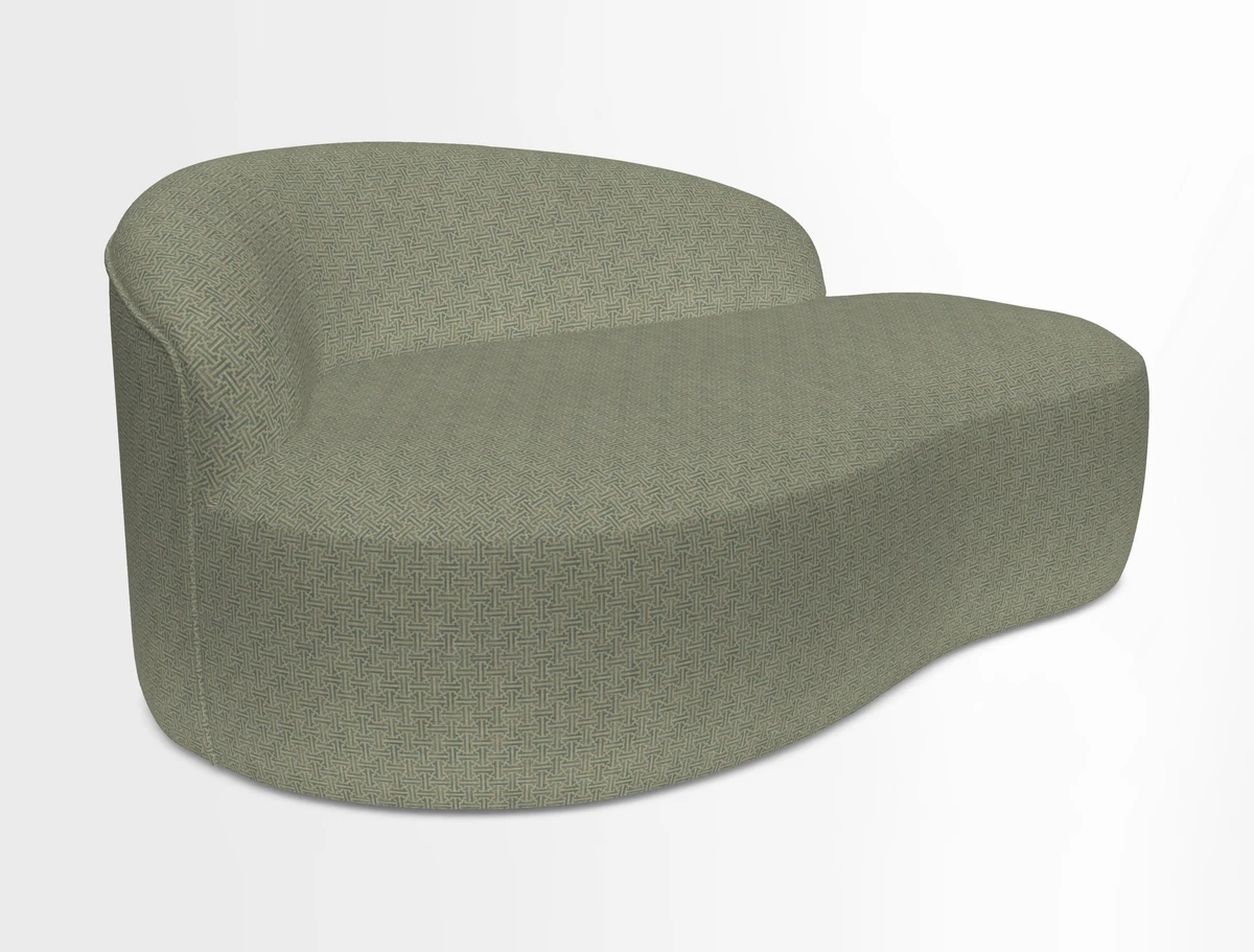 Arc small sofa in Wave Blueberry