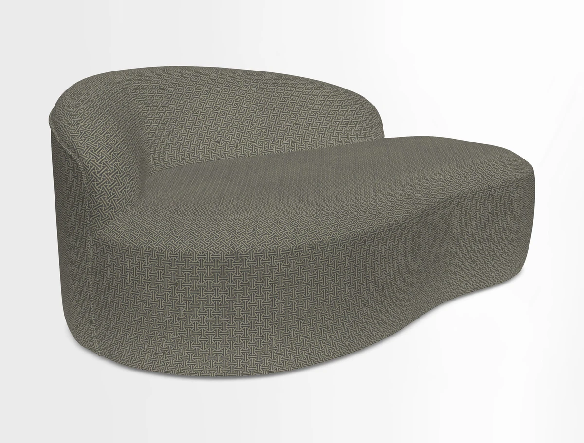 Arc small sofa in Wave Blueberry