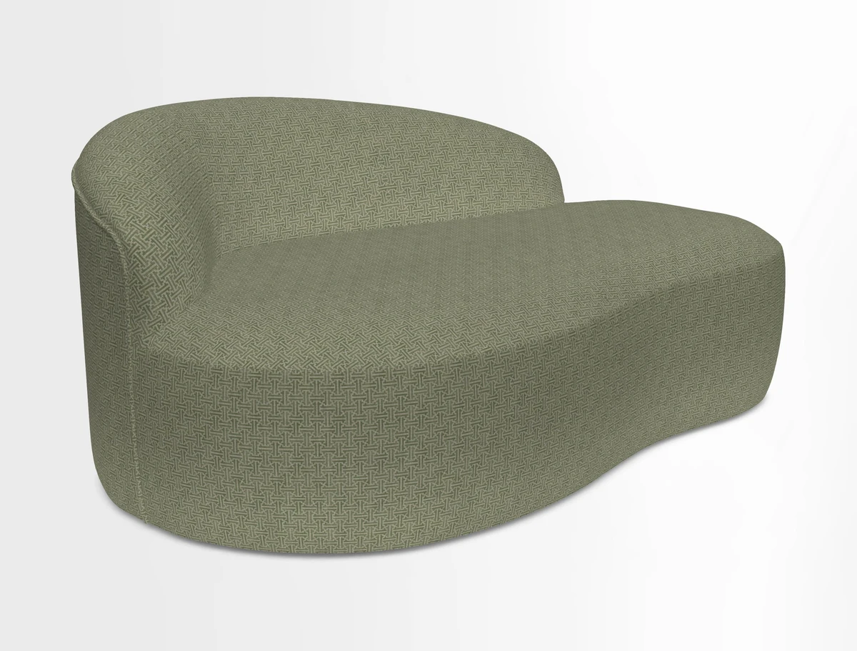 Arc small sofa in Wave Blueberry
