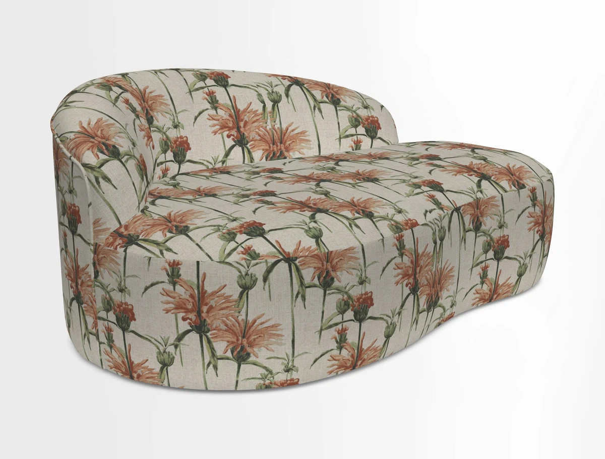 Arc small sofa in Wave Blueberry