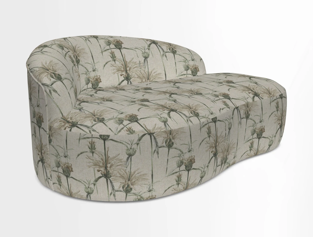 Arc small sofa in Wave Blueberry