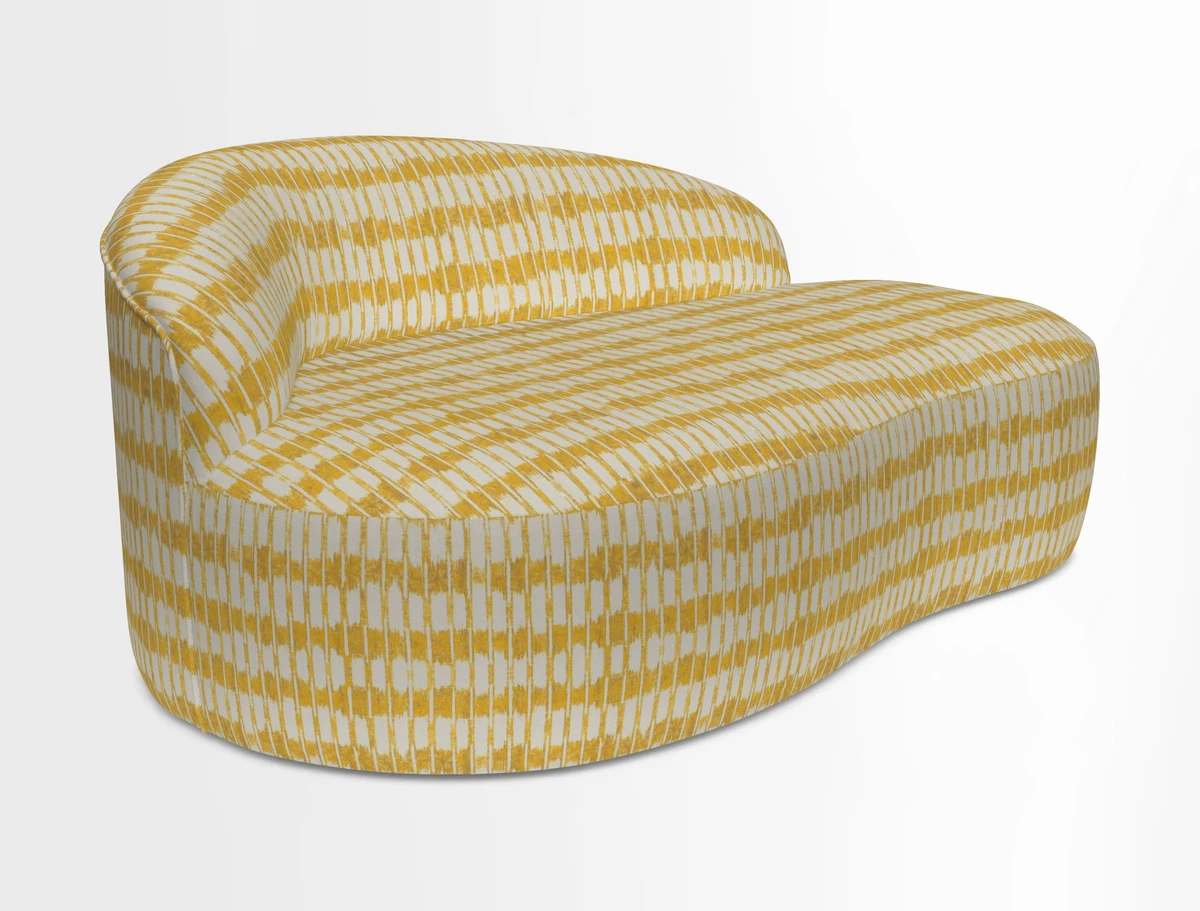 Arc small sofa in Wave Blueberry
