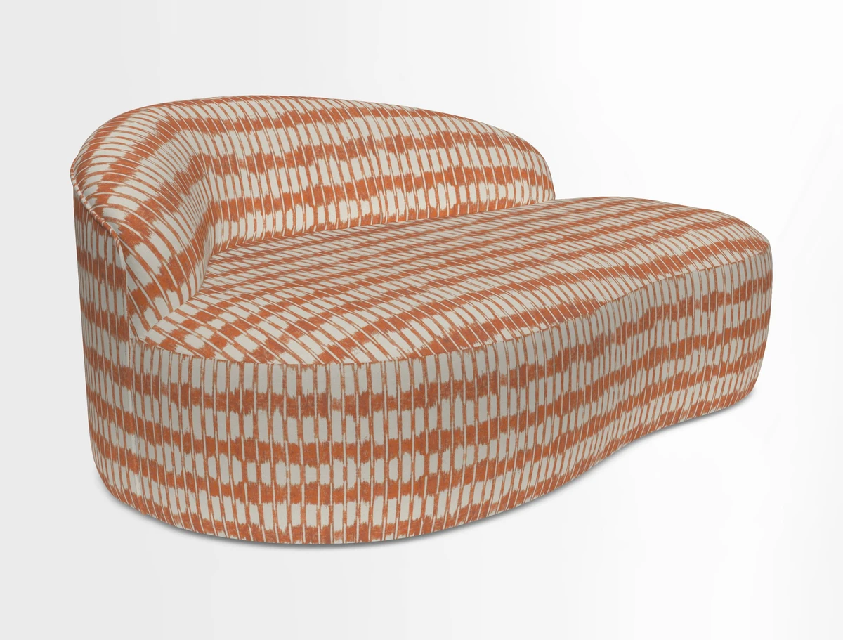 Arc small sofa in Wave Blueberry